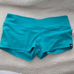 Vibrant Teal Women's Athletic Shorts